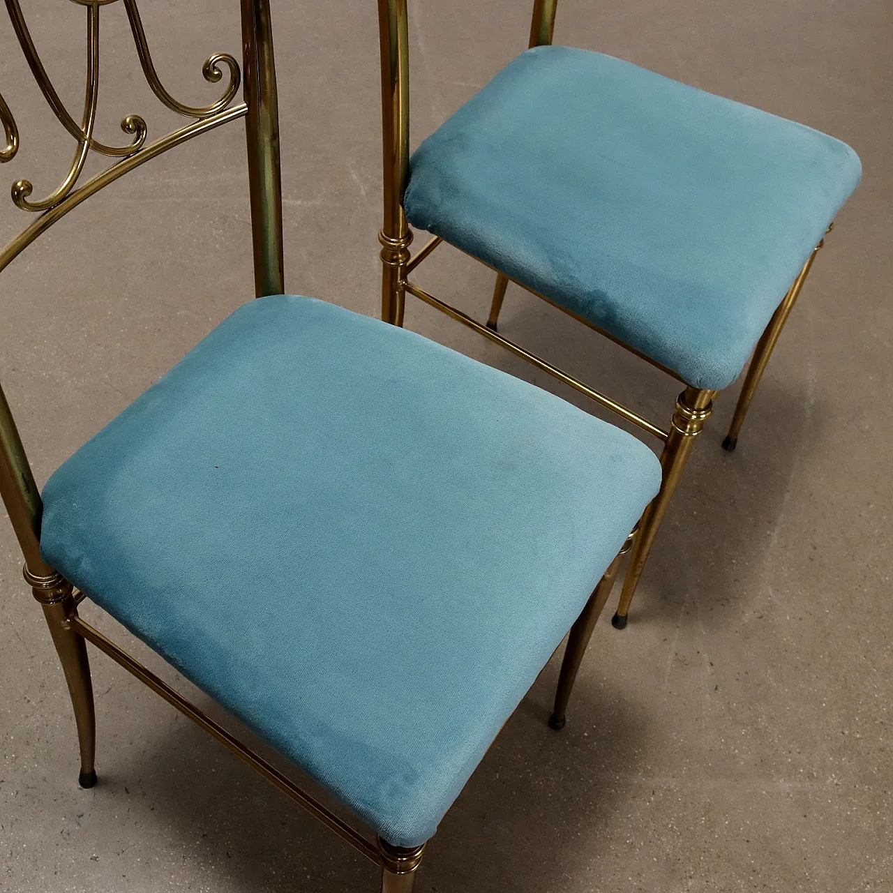 Chairs brass foam, 1950s-1960s 4