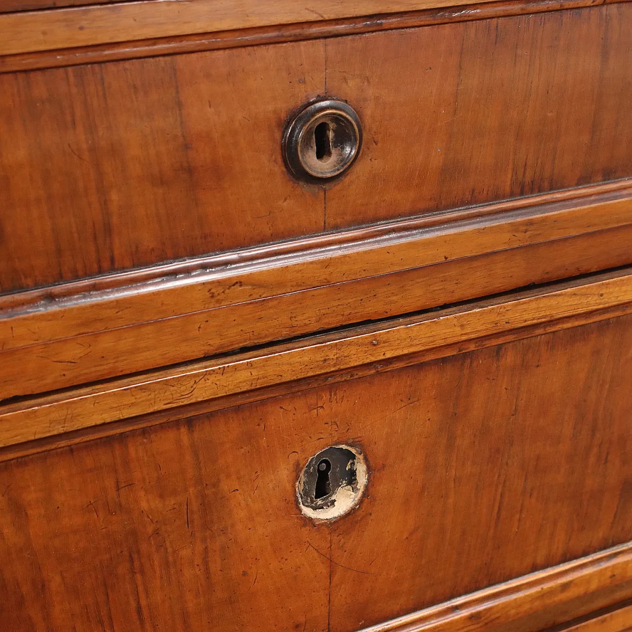 Pair of Louis Philippe wooden chests of drawers, 19th century 5