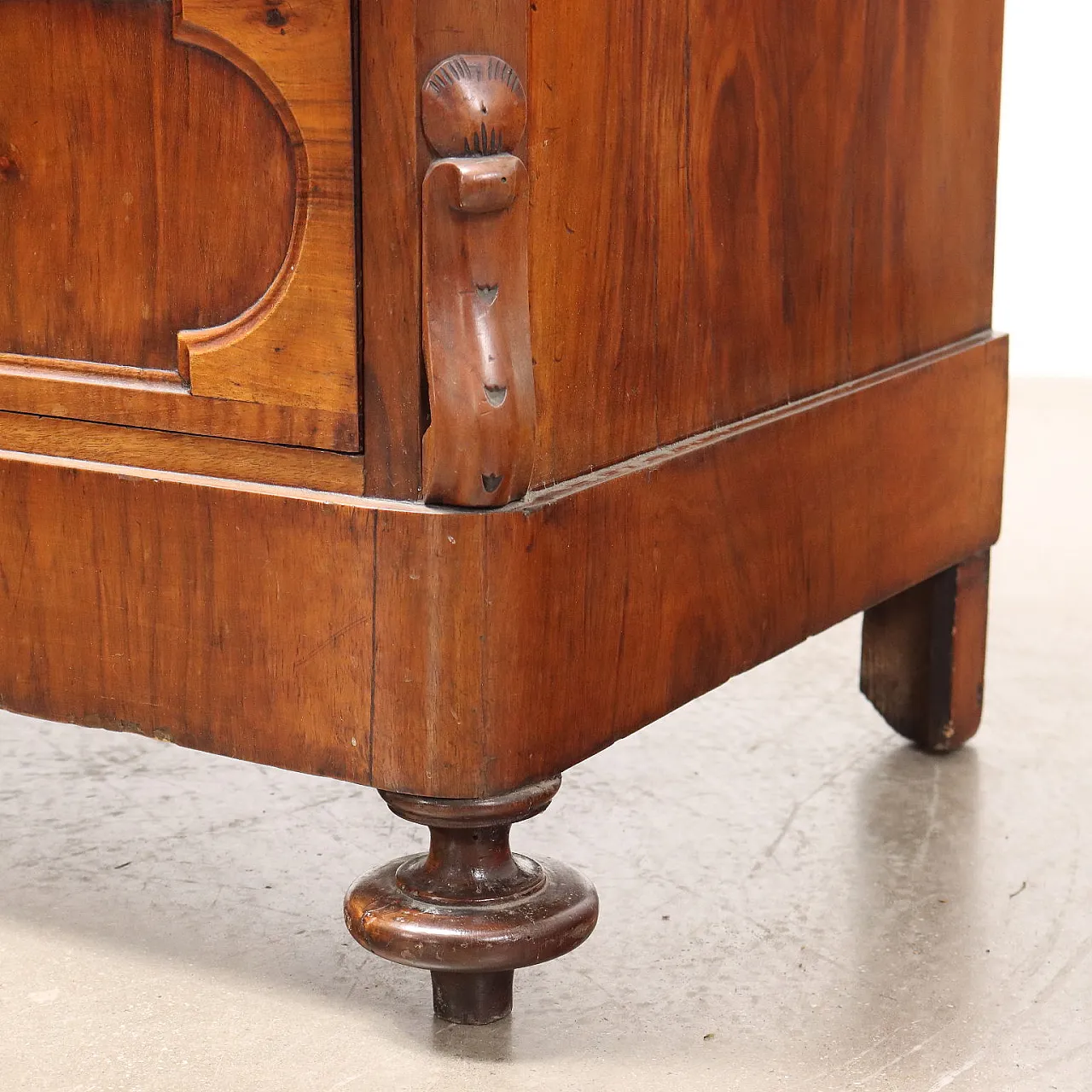 Pair of Louis Philippe wooden chests of drawers, 19th century 8