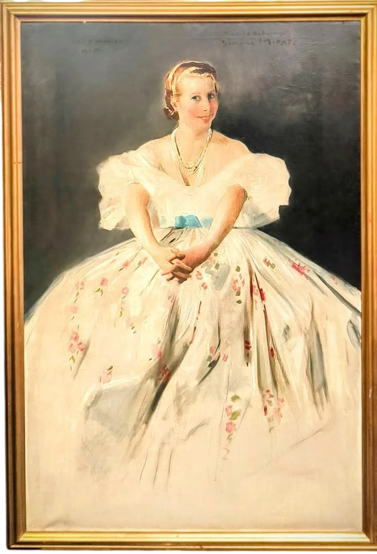 Charles Joseph Watelet, Portrait of Simone Mirat, oil painting, 1935 25