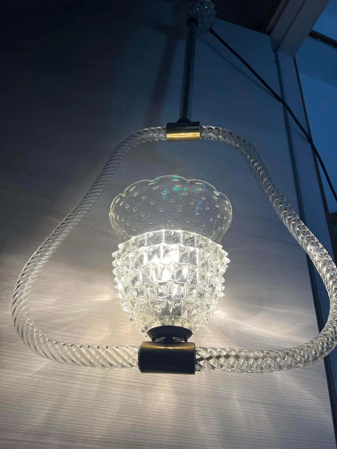 Lampadario Barovier e Toso, anni '50 3