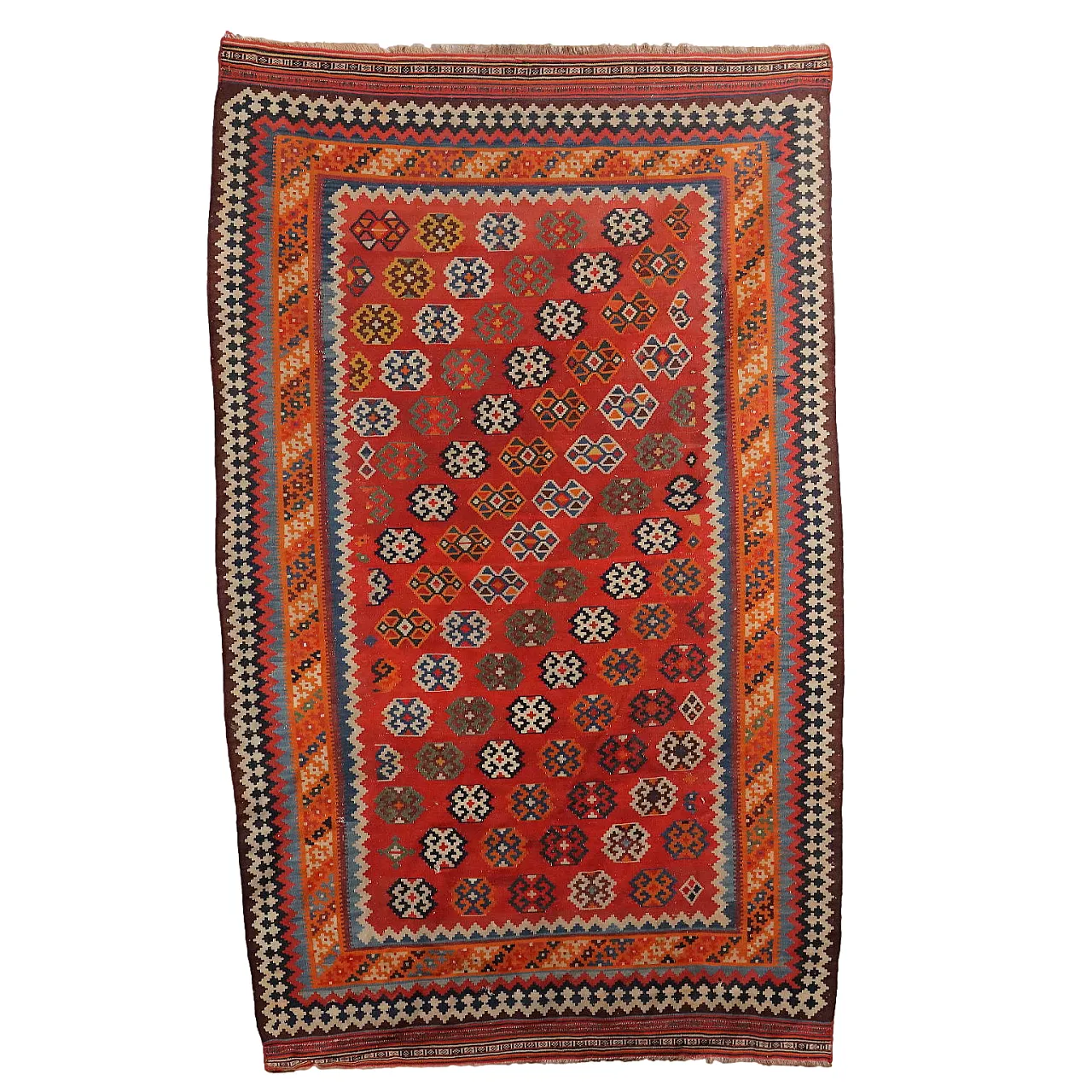 Kilim wool rug, late 20th century 1