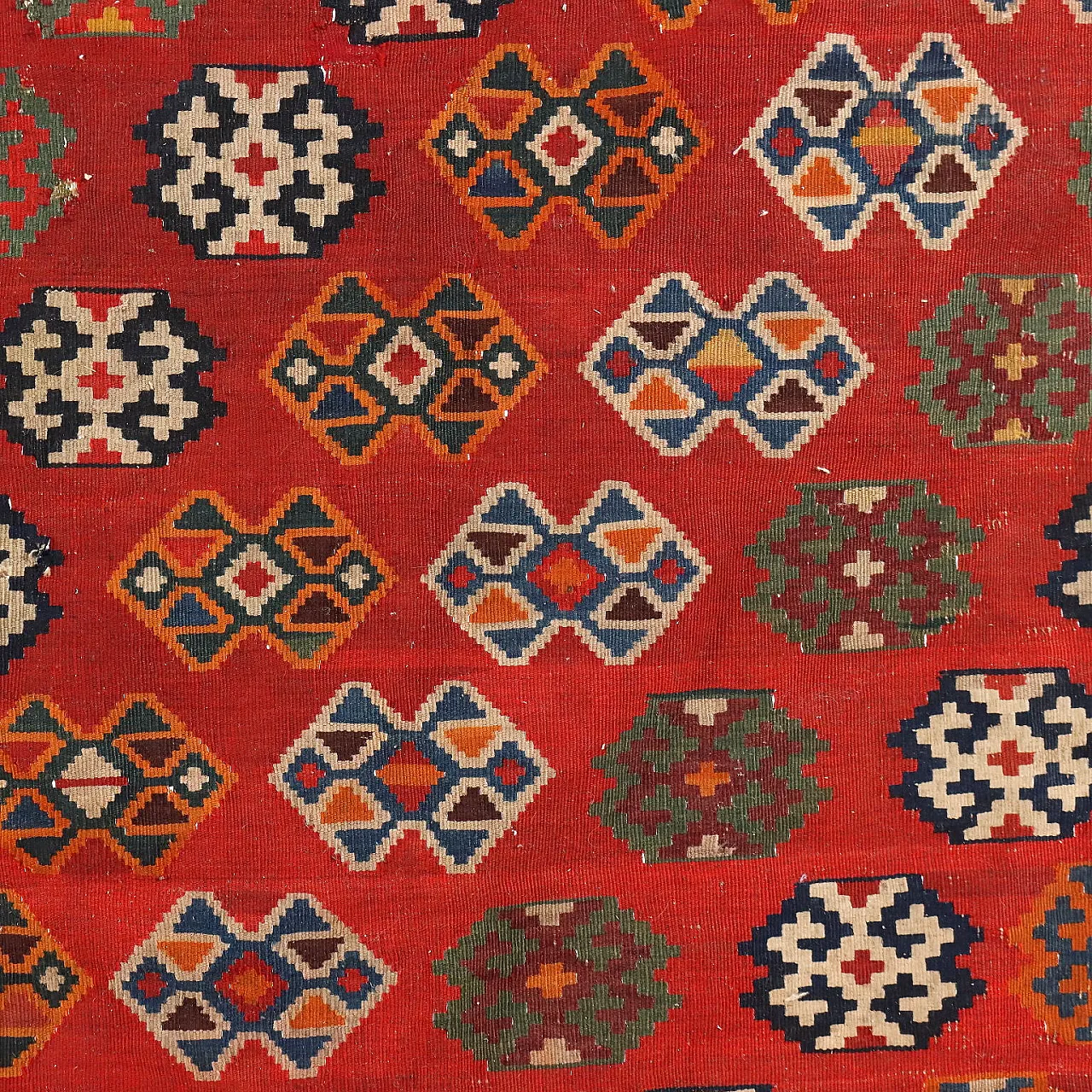 Kilim wool rug, late 20th century 3