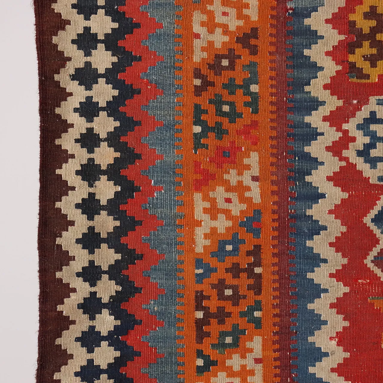 Kilim wool rug, late 20th century 5