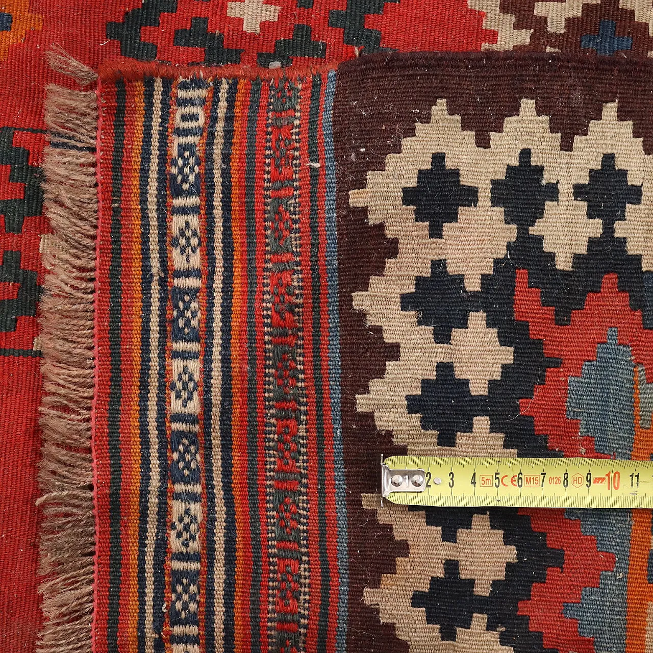 Kilim wool rug, late 20th century 6