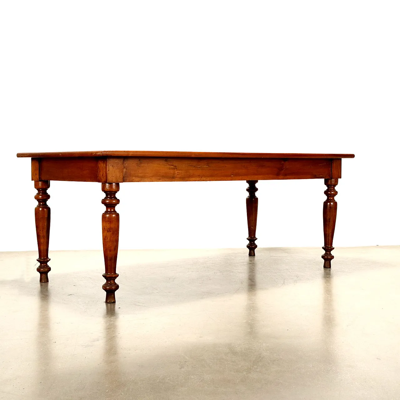 Antique Table Walnut Fir Italy Mid XIX Century 9