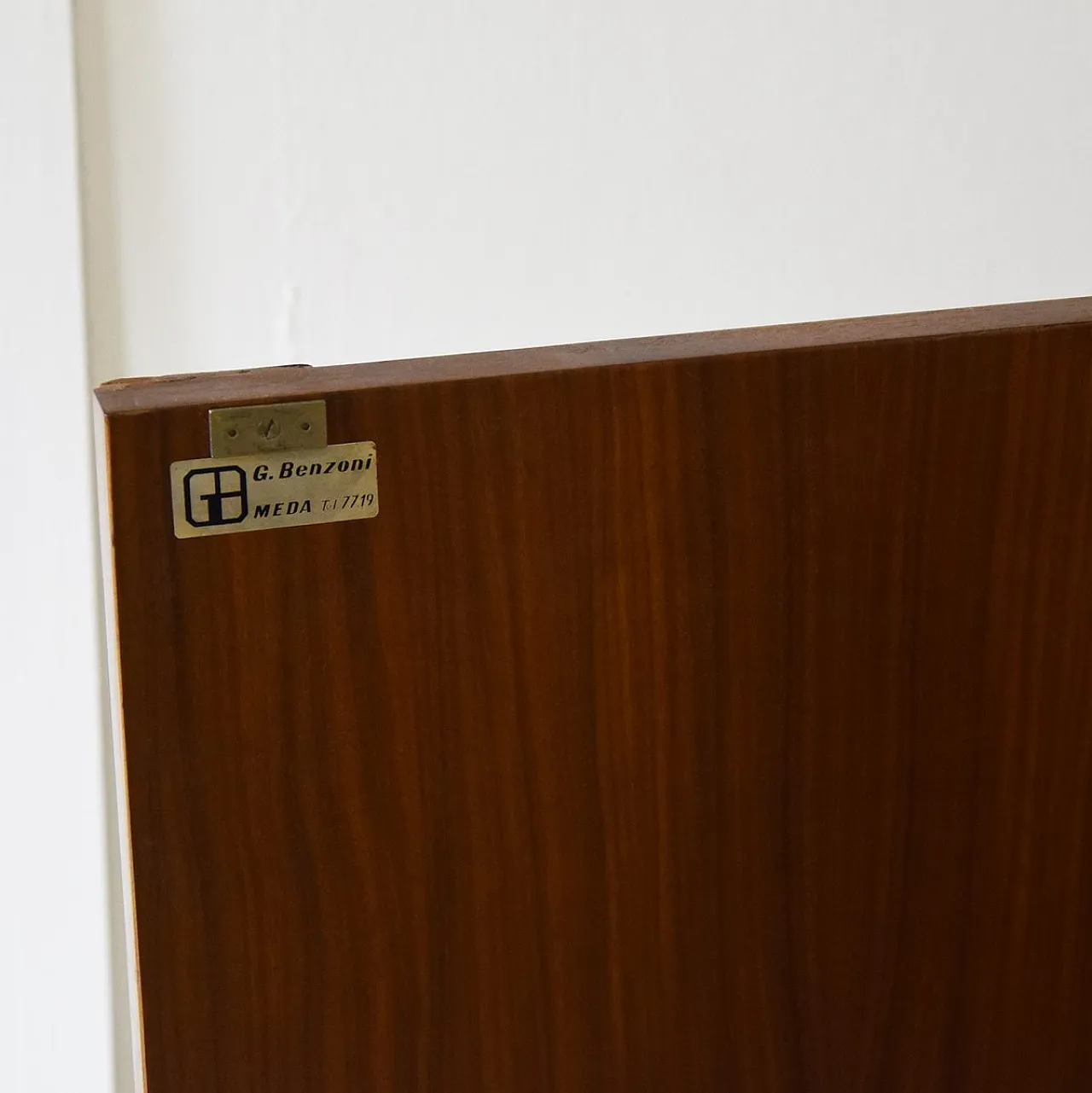 Teak sideboard with central drawers, 1960s 9