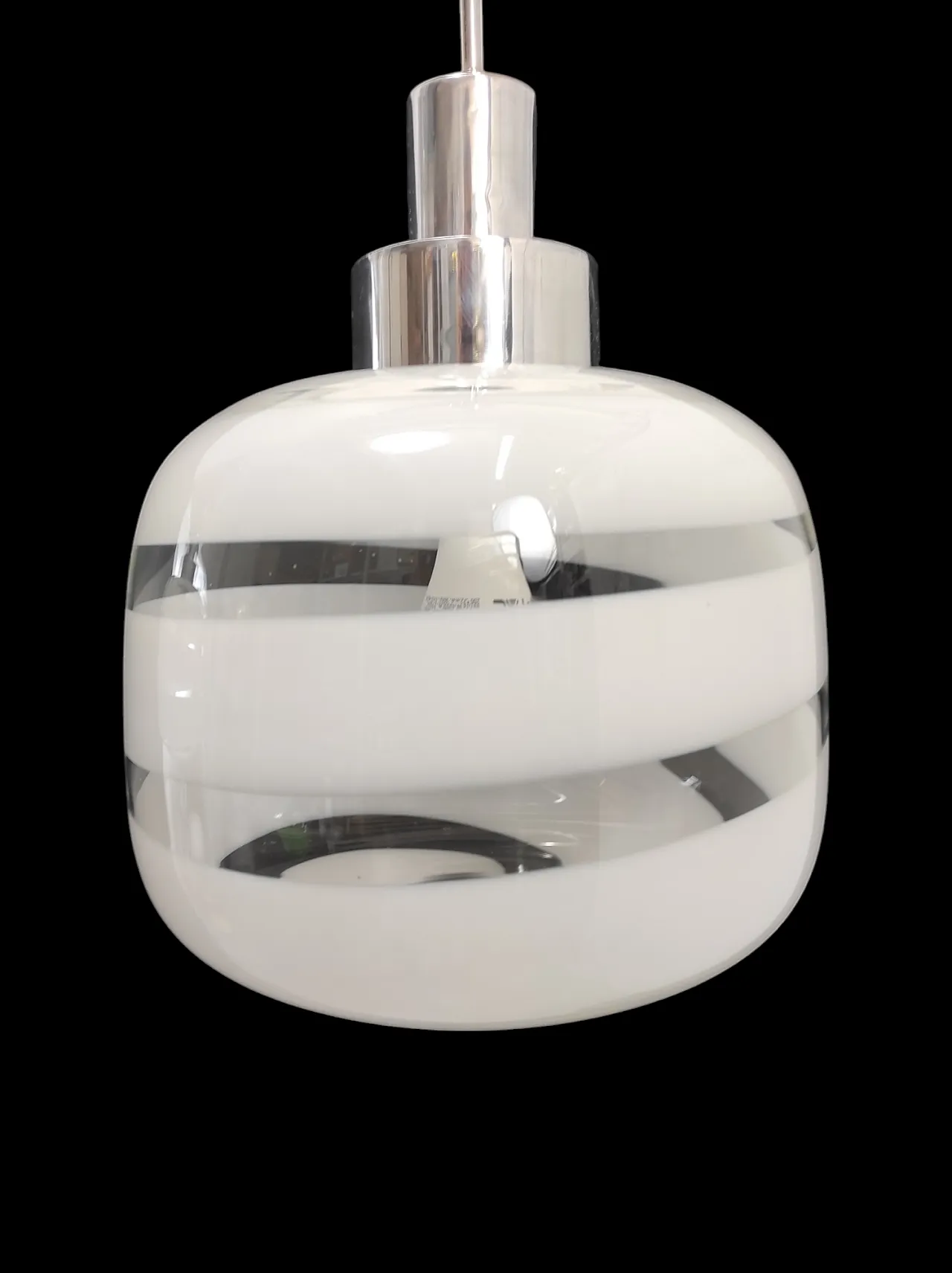 Pair of Murano glass pendant lamps, 1970s 4