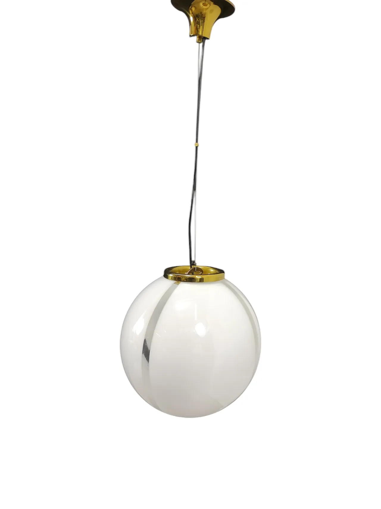 Sphere lamp from the Space Age era in Murano glass, 1960s-70s 1