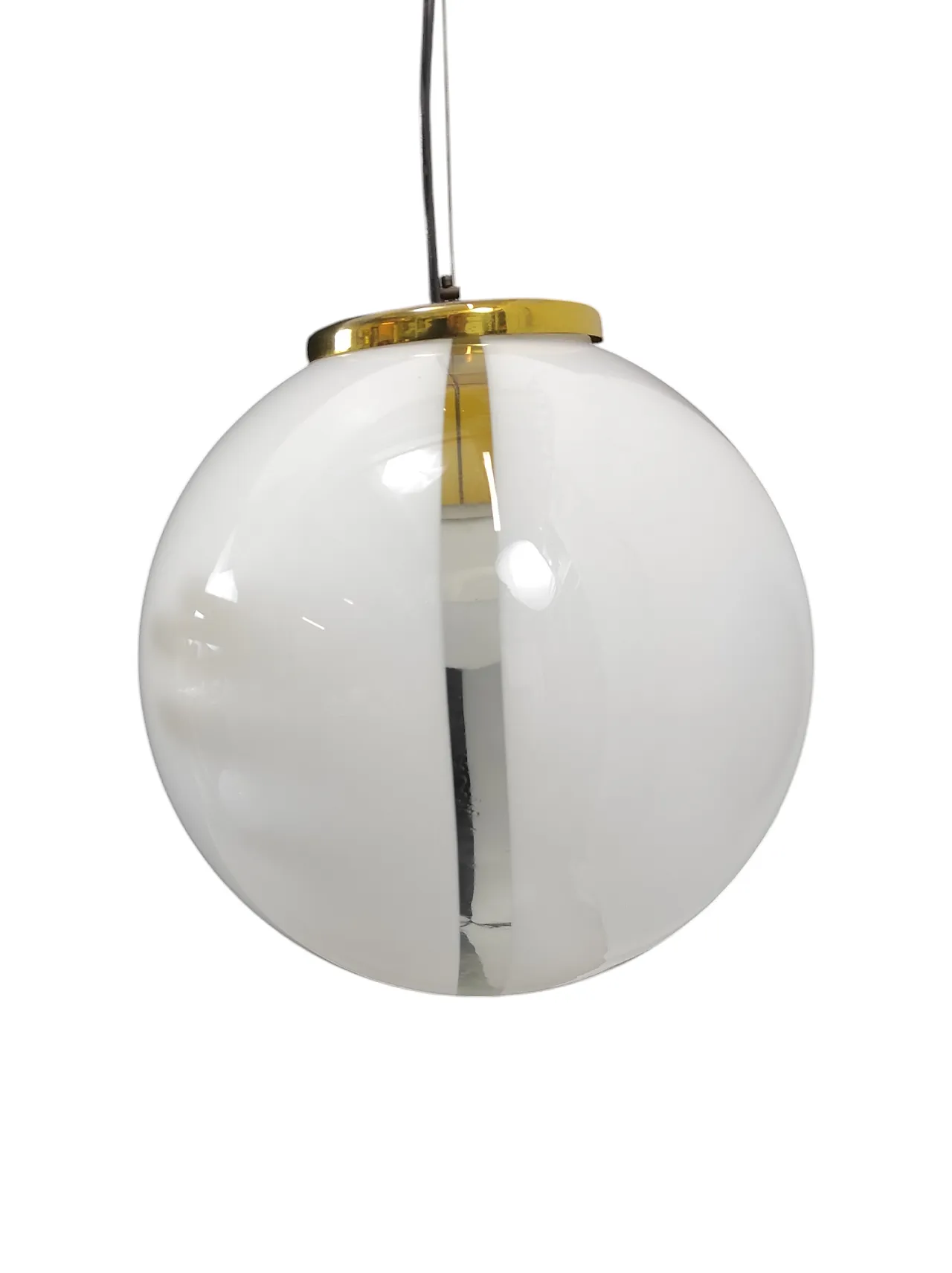 Sphere lamp from the Space Age era in Murano glass, 1960s-70s 4