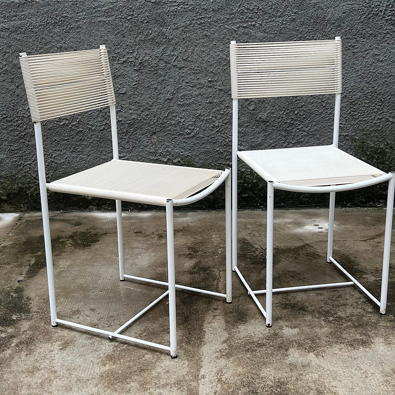 Pair of spaghetti chairs by Giandomenico Belotti for Alias, 1970s 3