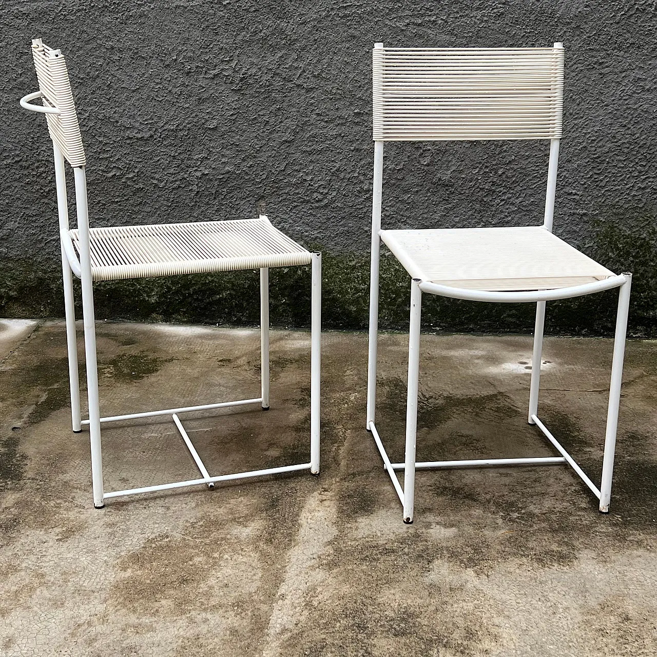 Pair of spaghetti chairs by Giandomenico Belotti for Alias, 1970s 5