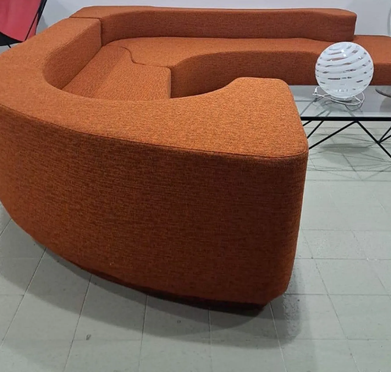 Lara corner sofa by Pamio, Toso and Massari for Stilwood, 1970s 6