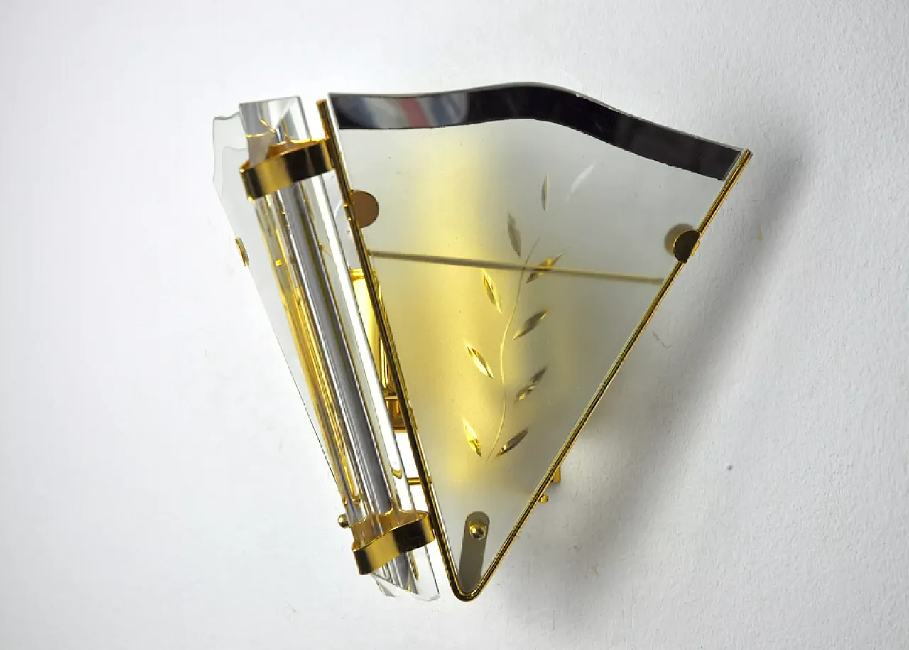 Regency single wall sconce, 1980s 2