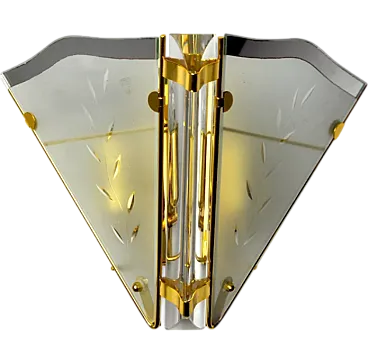 Regency single wall sconce, 1980s