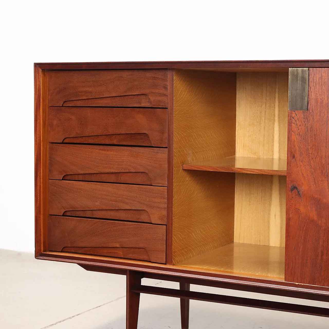 Sideboard by Edmondo Palutari  for Dassi teak, 1960s 4