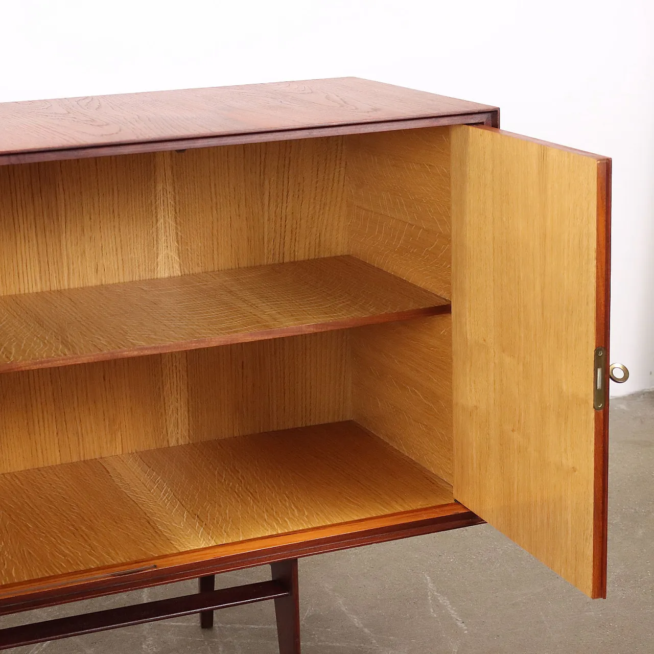 Sideboard by Edmondo Palutari  for Dassi teak, 1960s 10