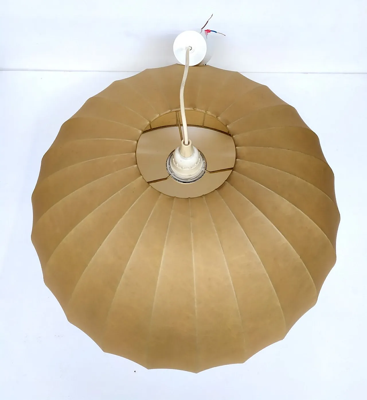 Cocoon pendant lamp attributed to Castiglioni for Flos, 1960s 7