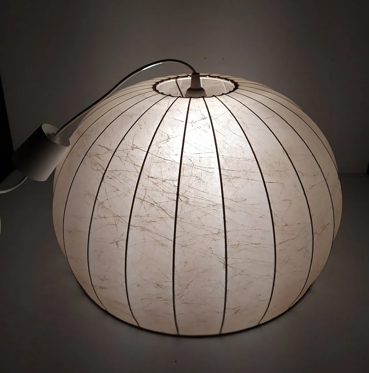 Cocoon pendant lamp attributed to Castiglioni for Flos, 1960s 11