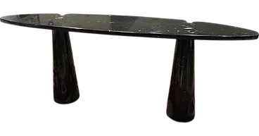 Marquina marble table by Angelo Mangiarotti, late 20th century