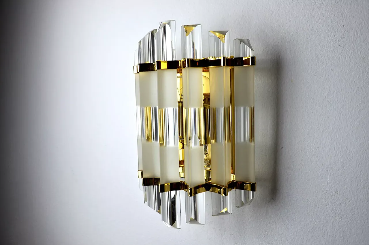 Triedri wall lamp, 1970s 2