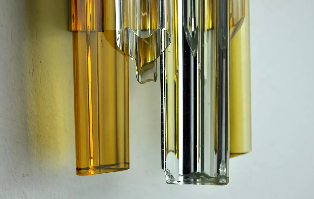 Two-tone wall lamp by Venini, 1970s 6