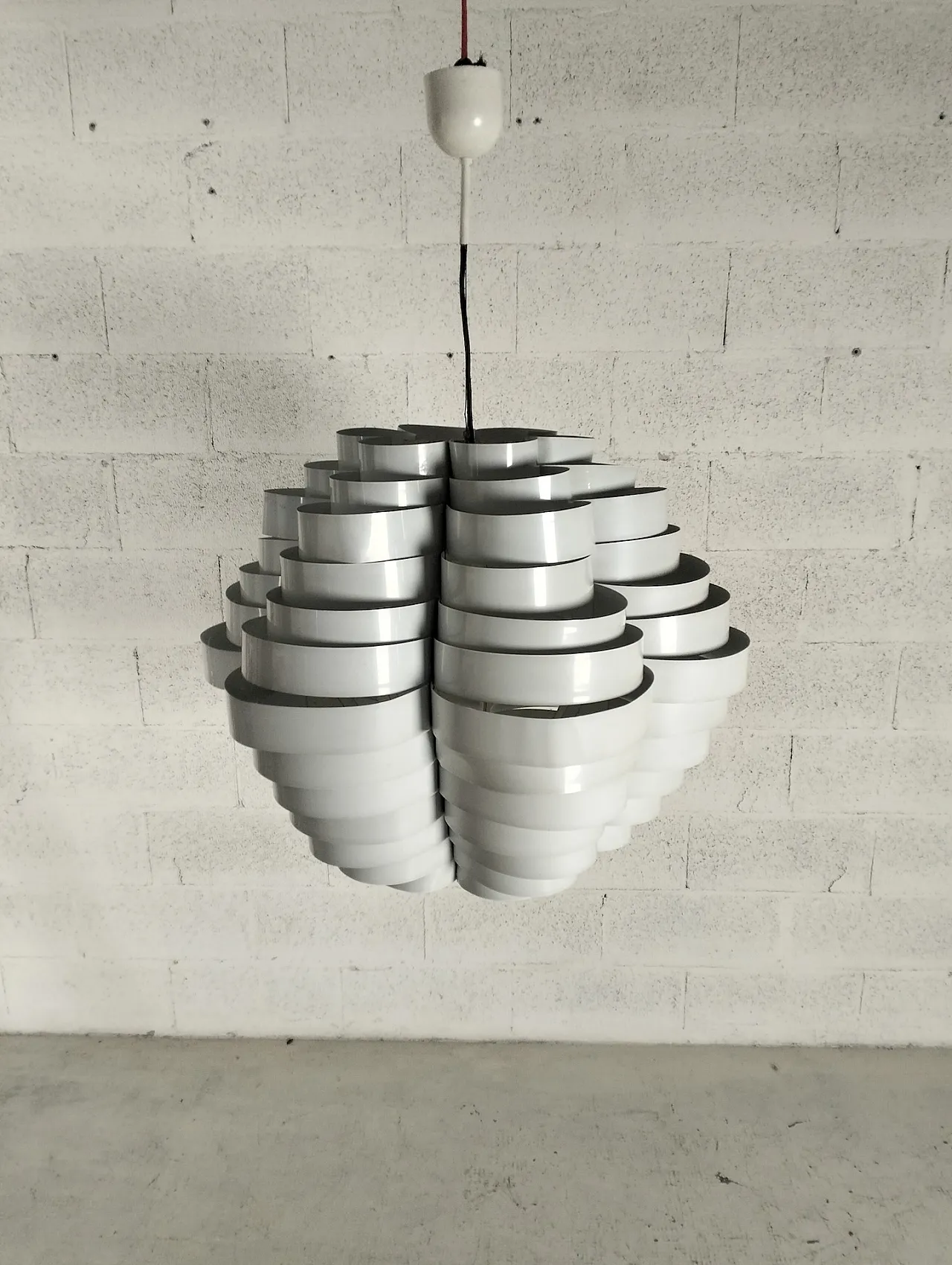 Chandelier 1772 Tornado by Elio Martinelli for Martinelli Luce, 70s 3