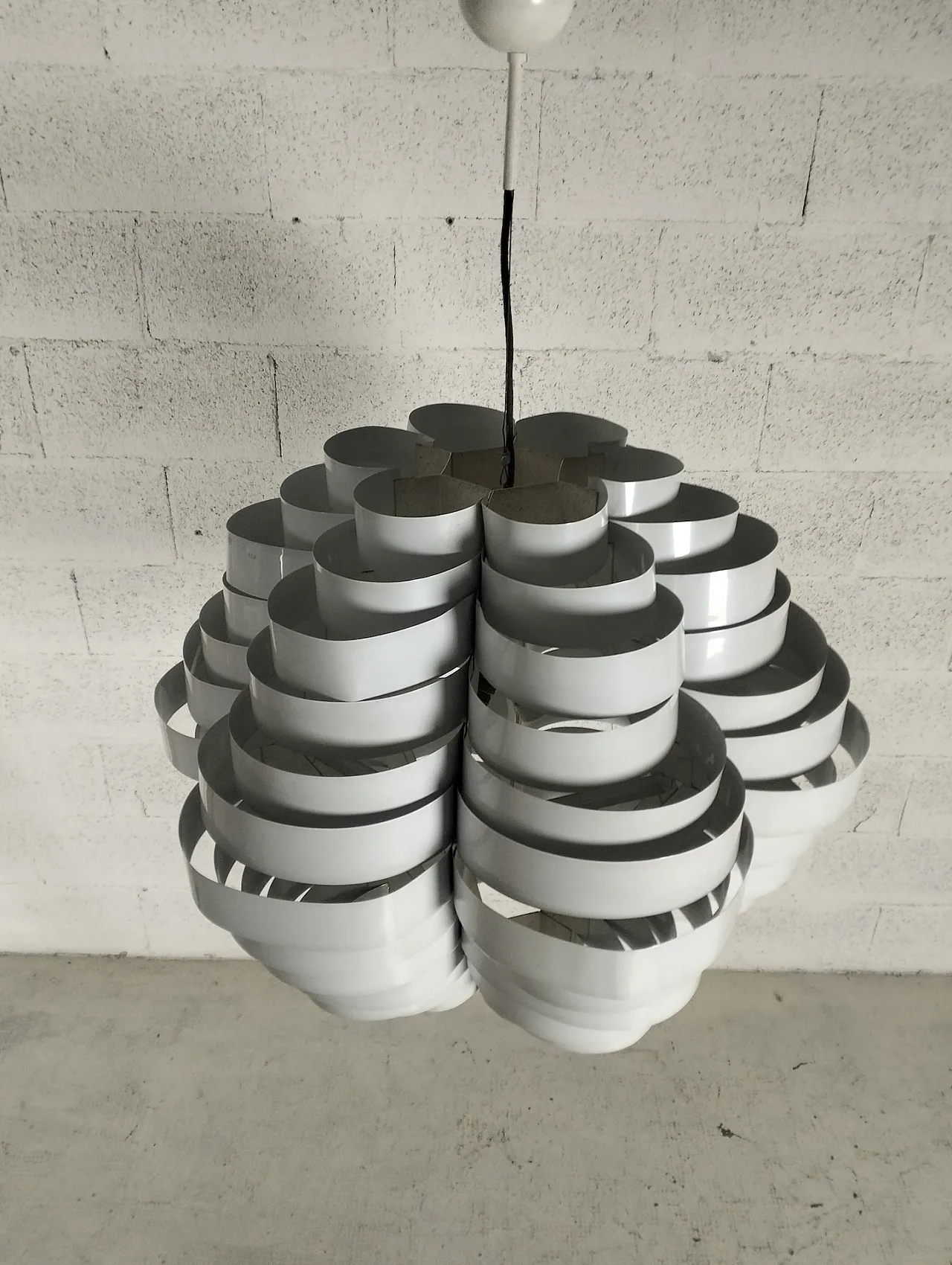 Chandelier 1772 Tornado by Elio Martinelli for Martinelli Luce, 70s 5