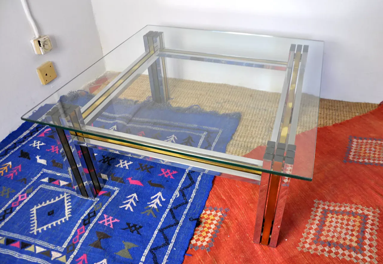 Metal coffee table, 1970s 2