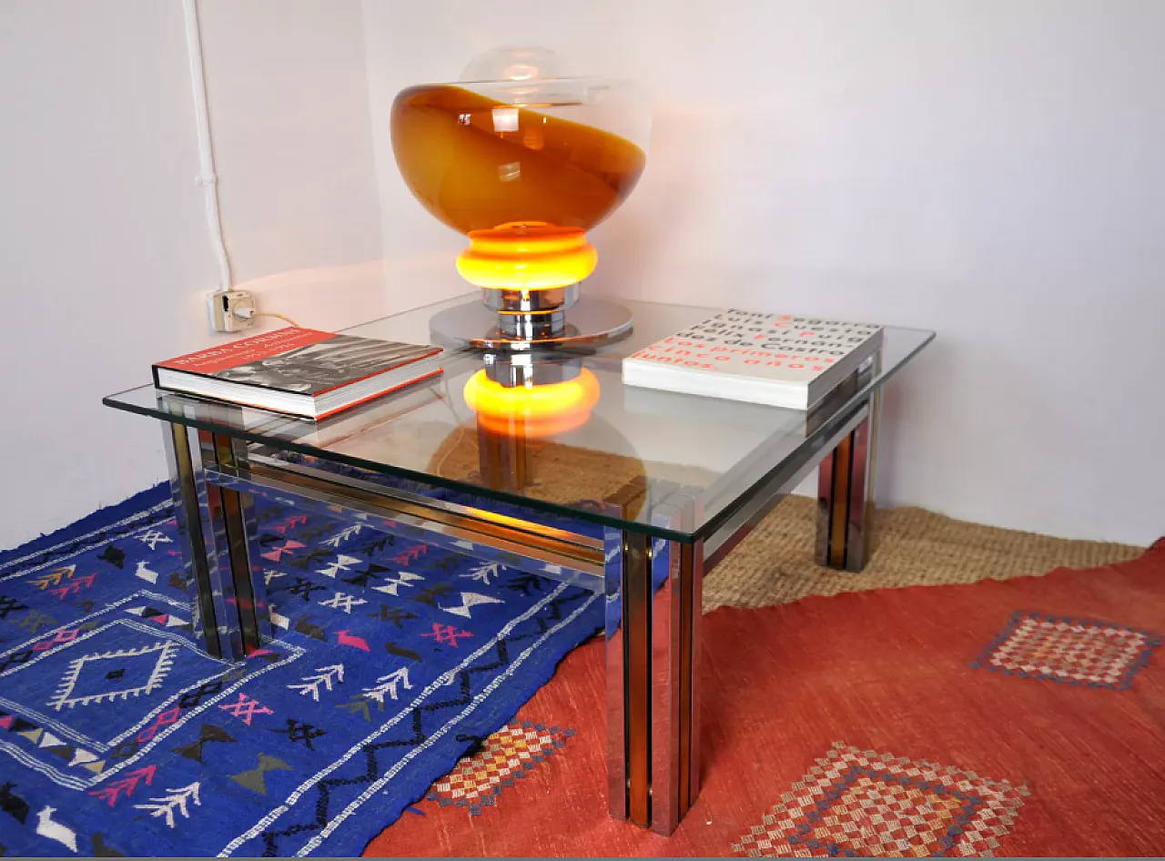 Metal coffee table, 1970s 4