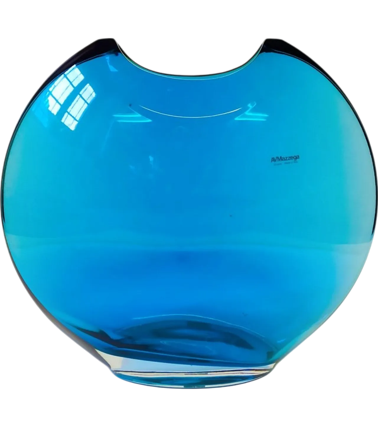 Large Murano glass vase from Mazzega, 1980s 10