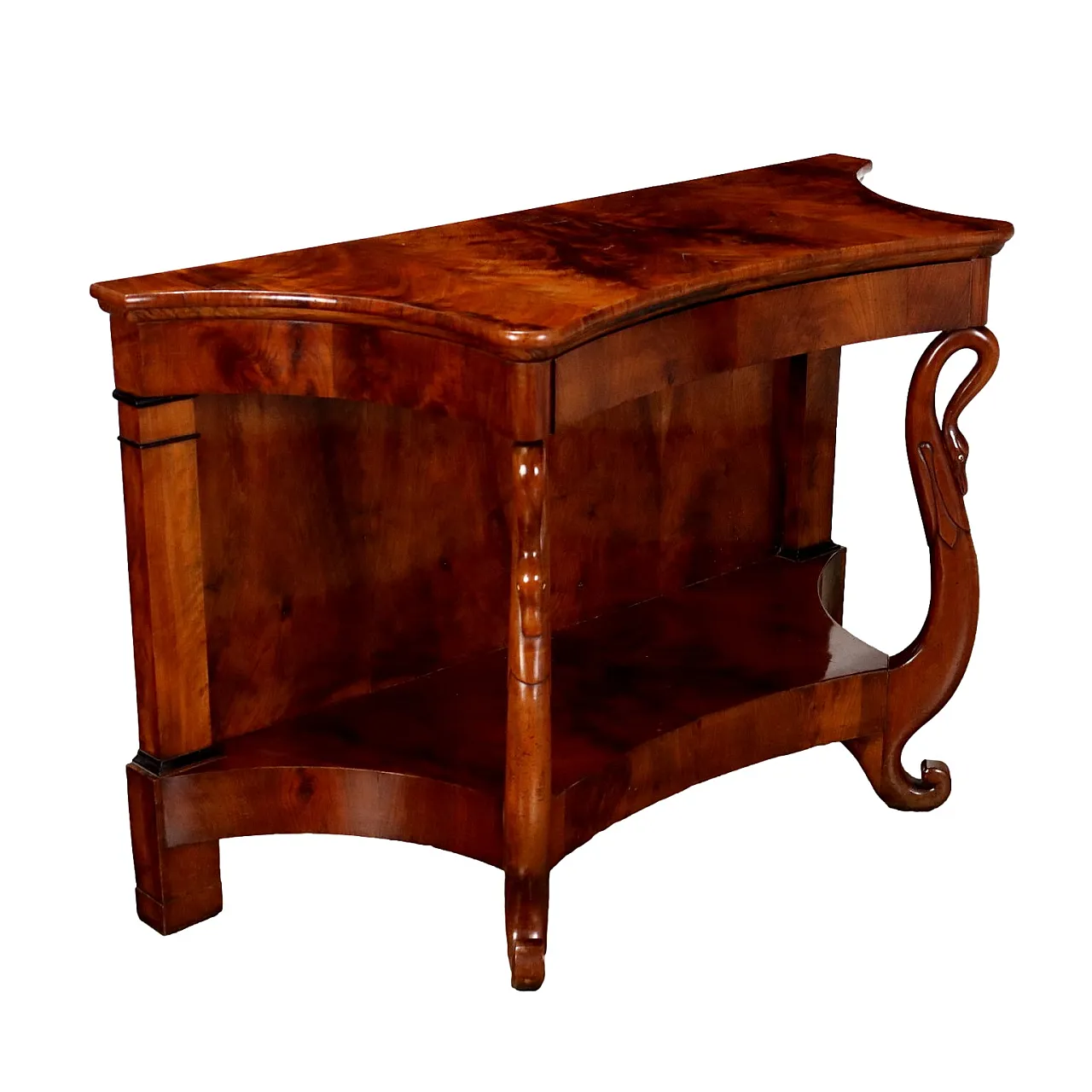 Mahogany console with cherry drawers, 19th century 1