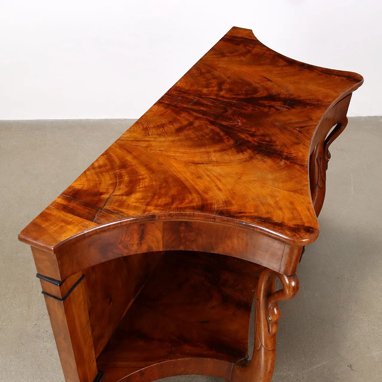 Mahogany console with cherry drawers, 19th century 3