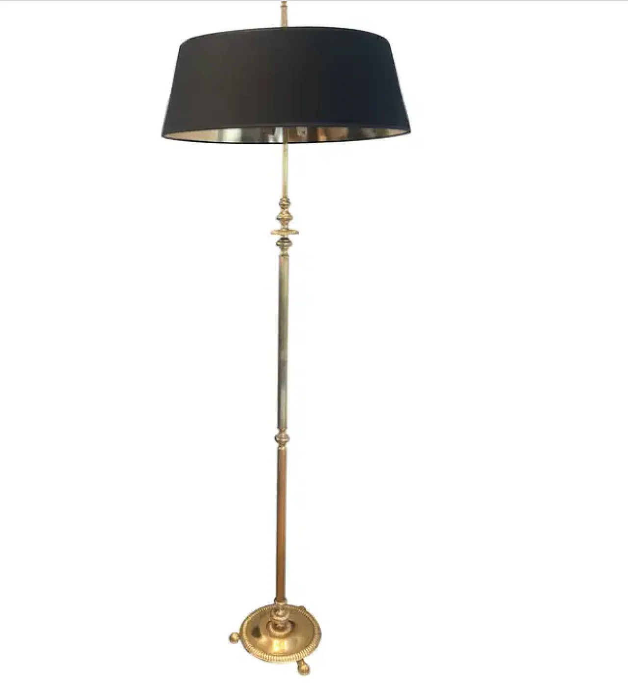 Brass floor lamp by Maison Jansen, 1940s 1