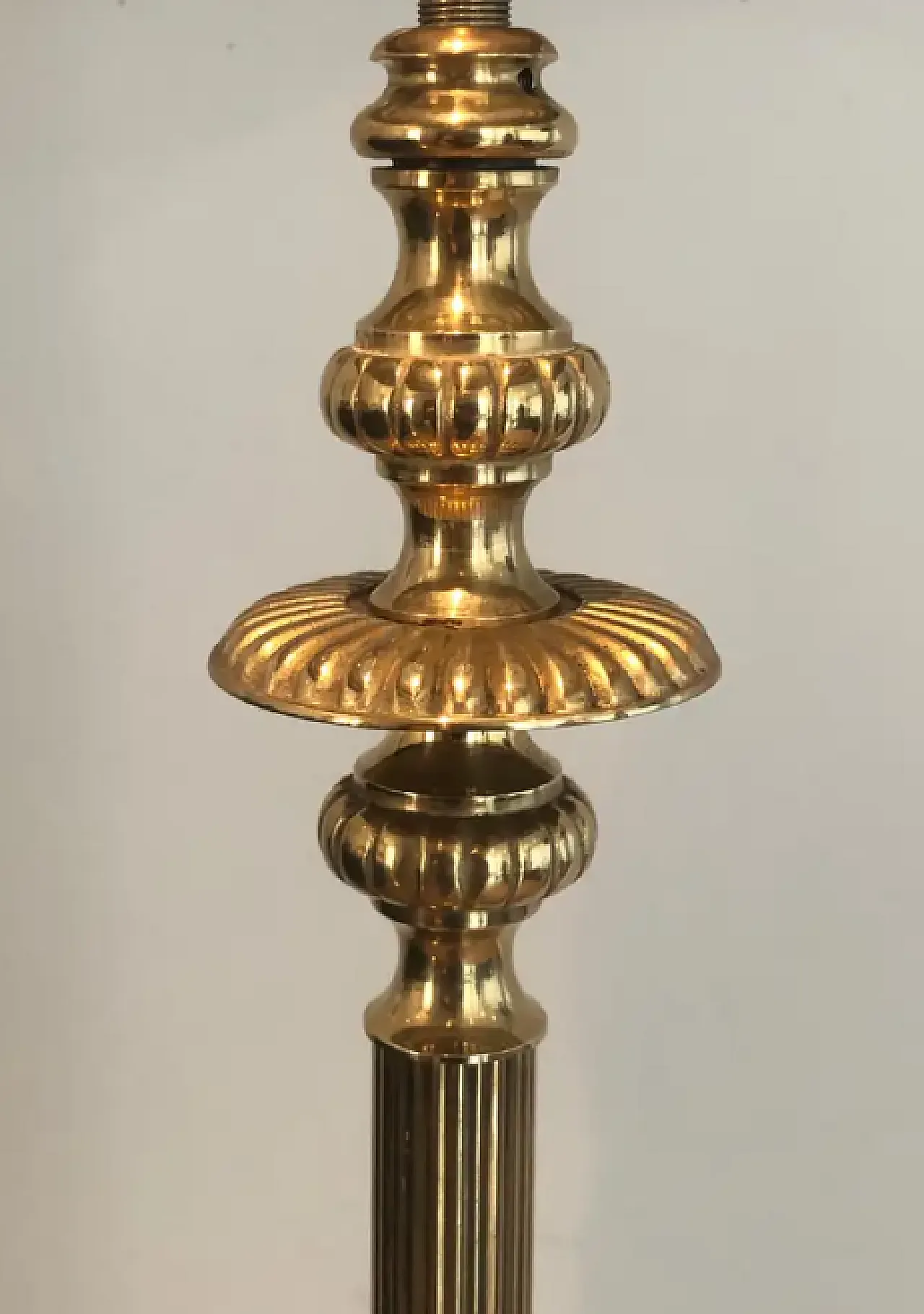 Brass floor lamp by Maison Jansen, 1940s 5