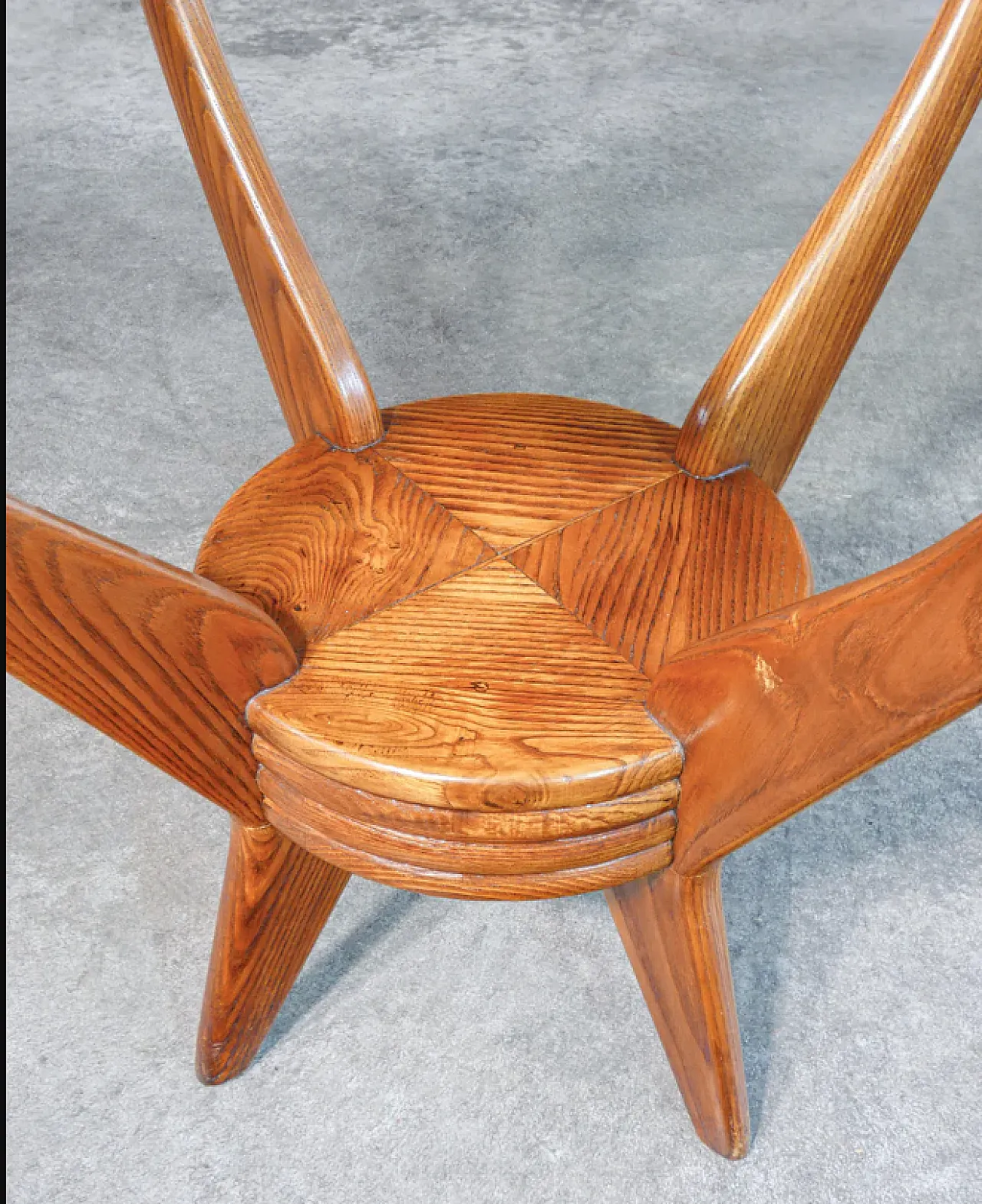 Wood and glass coffee table, 1950s 5