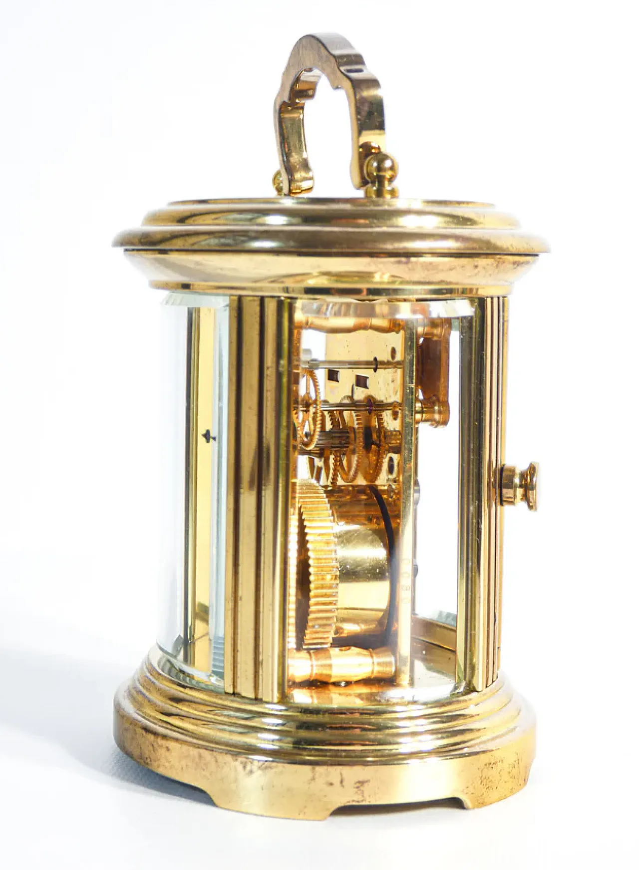 Officier clock with travel case by Matthew Norman, late 20th century 10