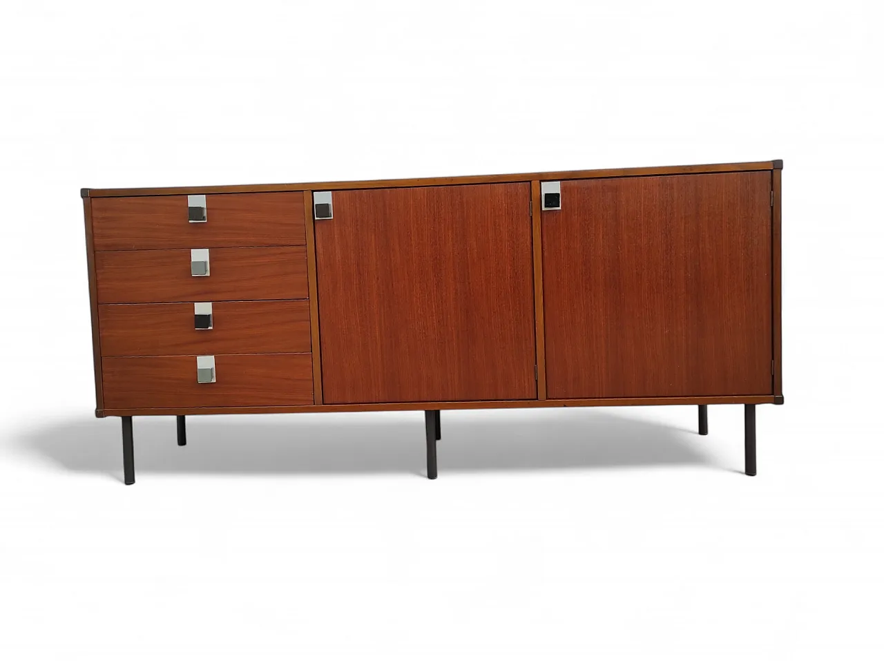 Teak wood sideboard, 1960s 1