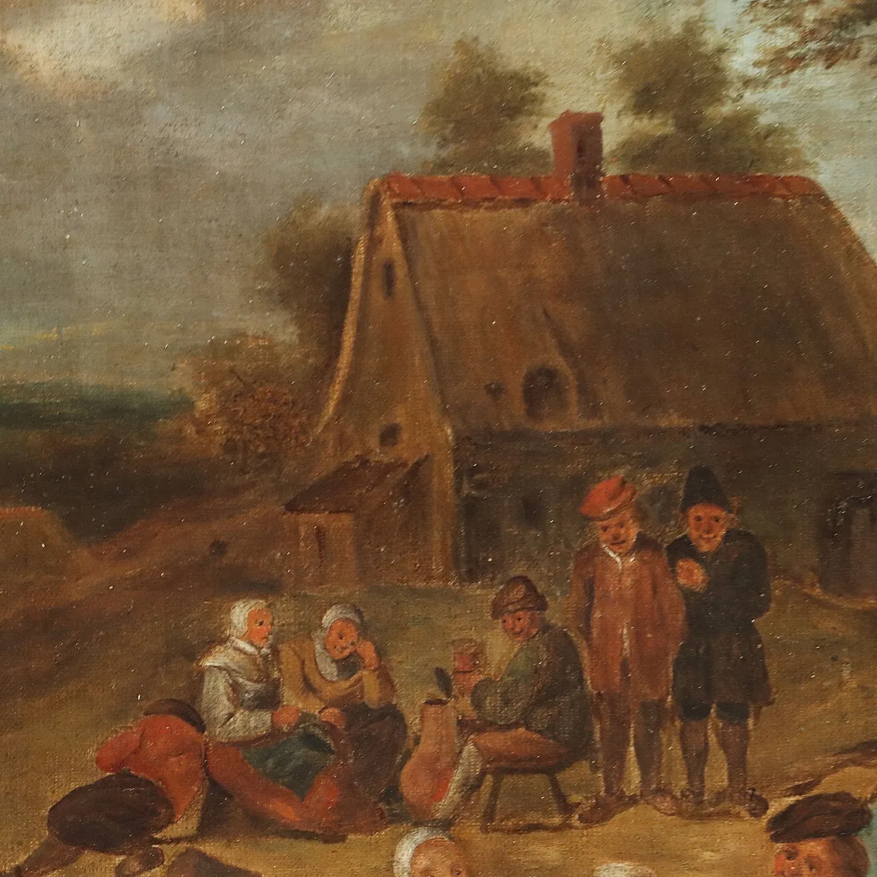 Village Feast, oil on canvas, 18th century 5