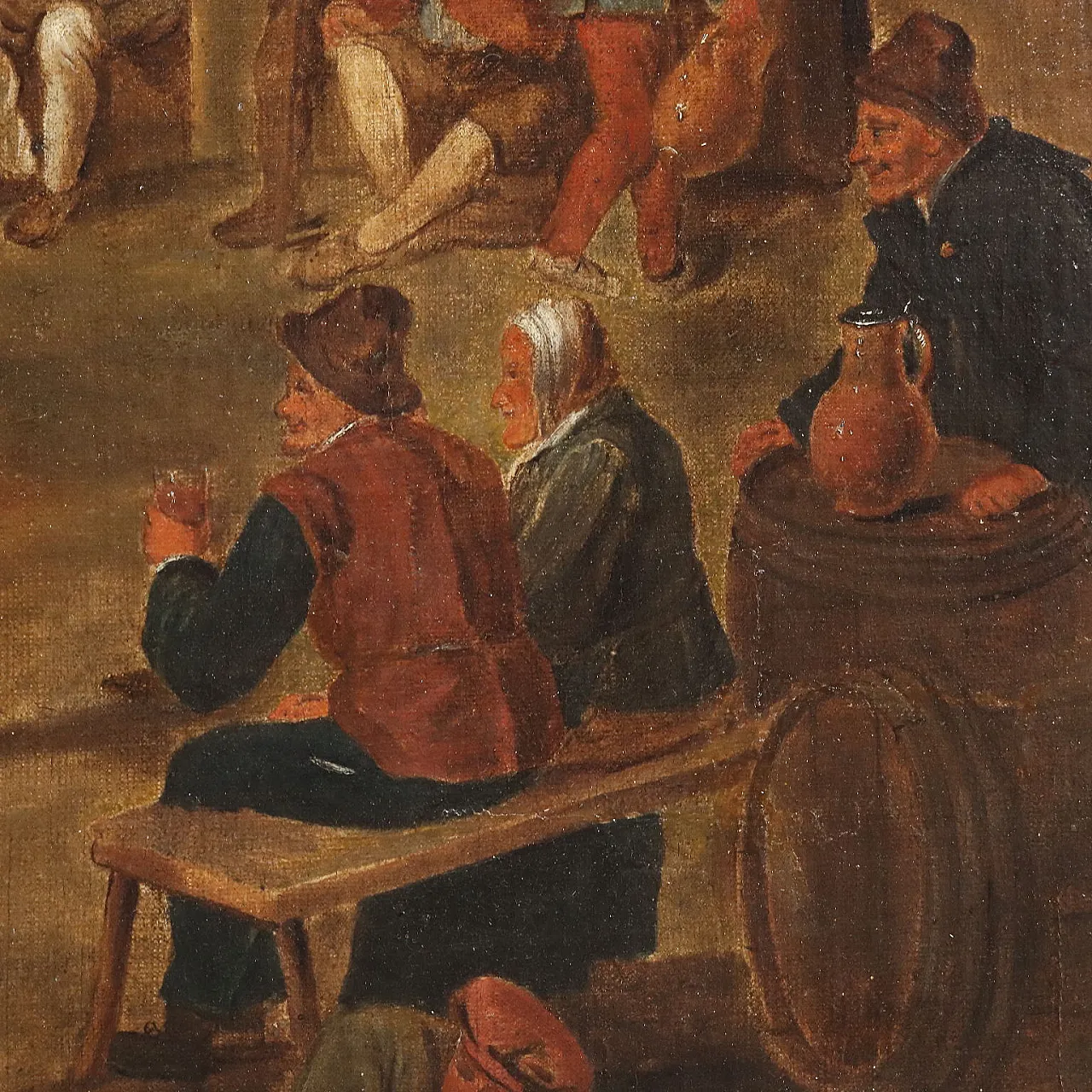 Village Feast, oil on canvas, 18th century 7