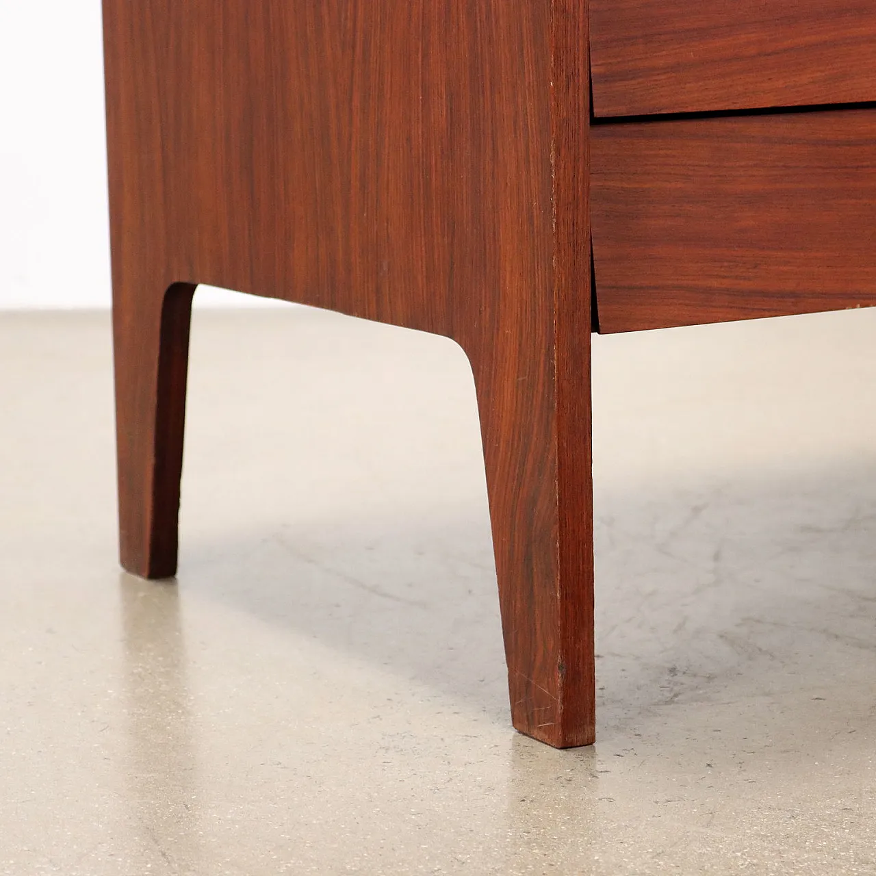 Chest of drawers in exotic wood veneer, 1960s 5