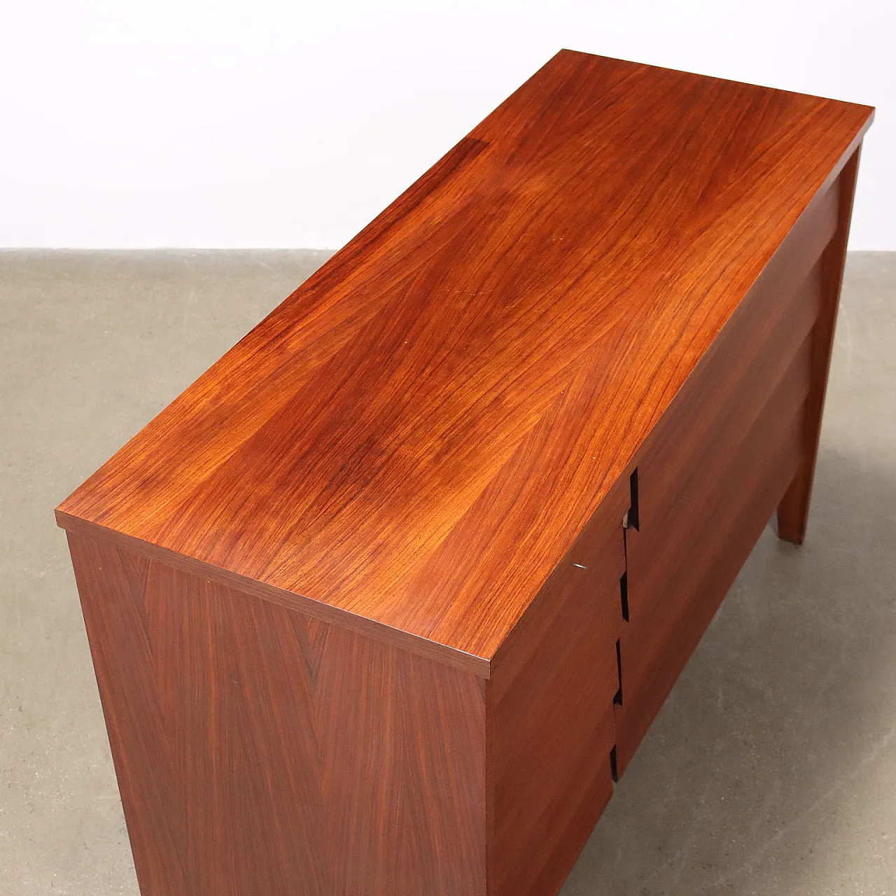 Chest of drawers in exotic wood veneer, 1960s 6