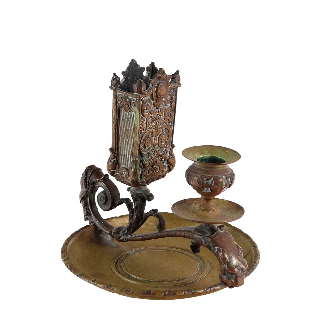 Bronze candlestick, 19th century 1