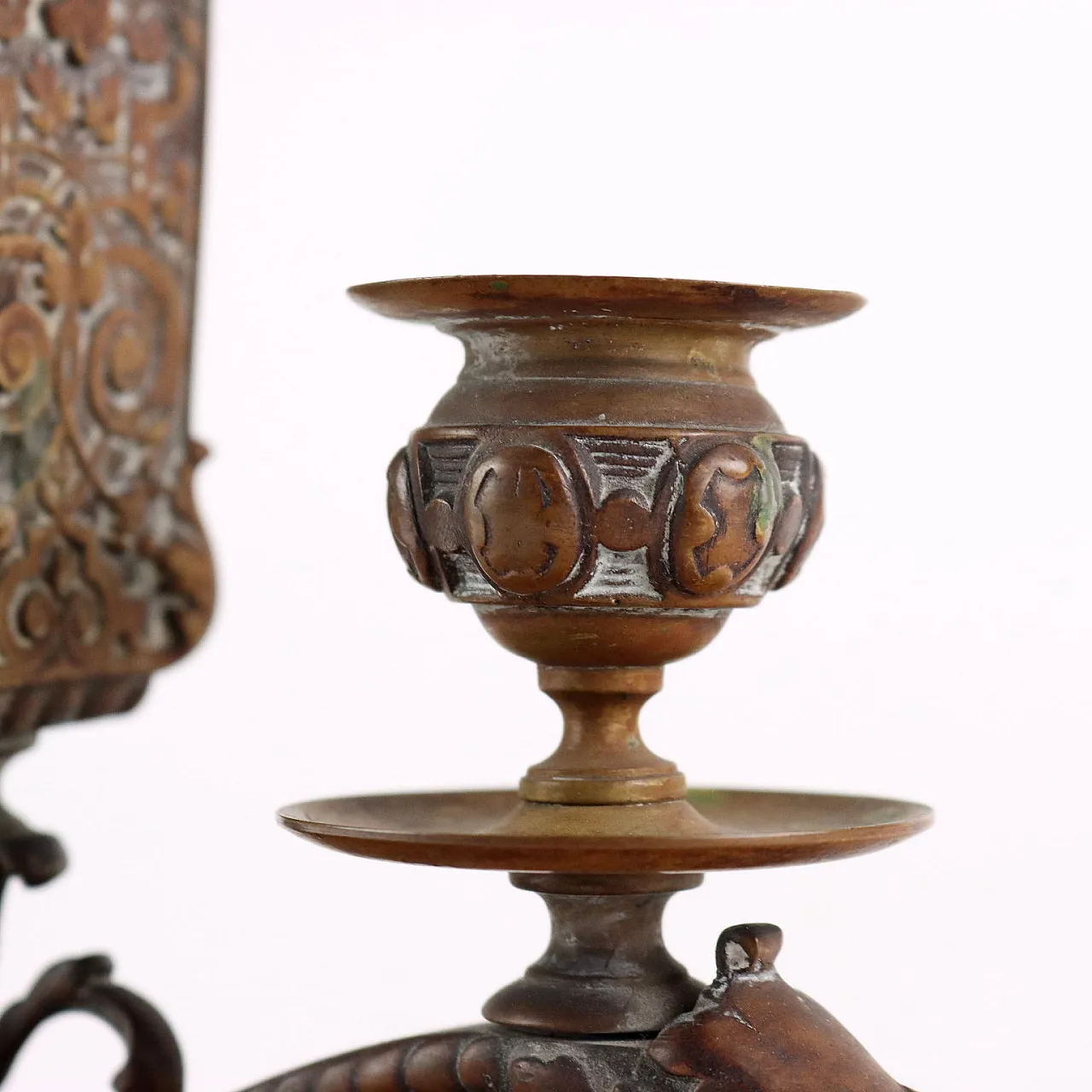 Bronze candlestick, 19th century 4