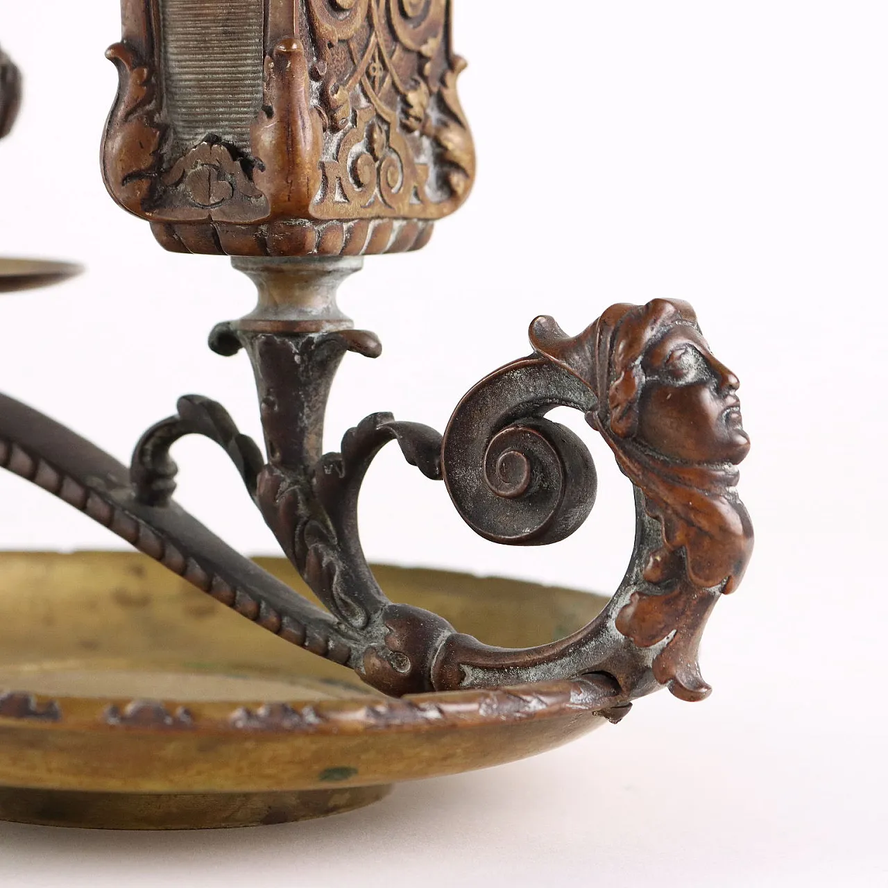 Bronze candlestick, 19th century 7