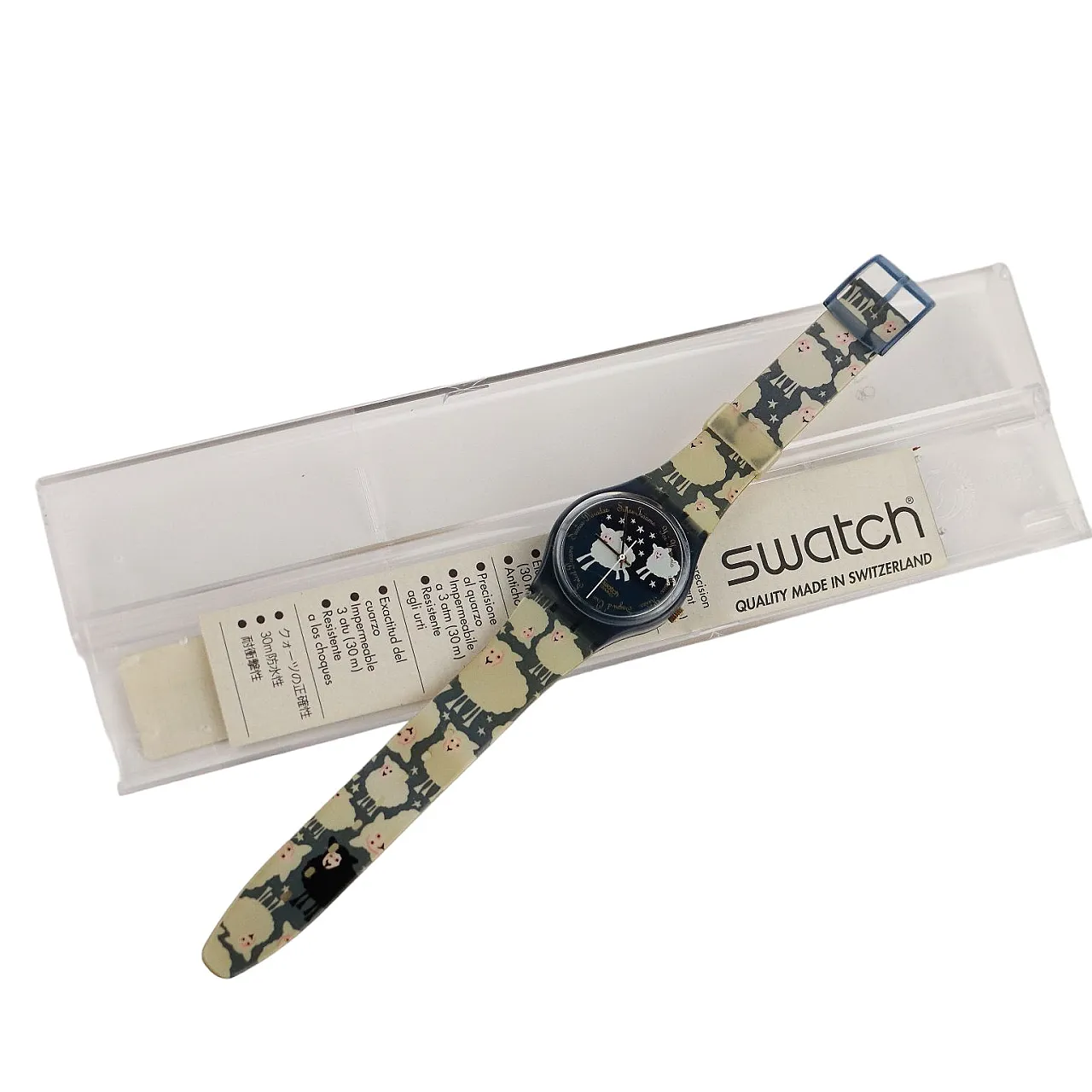 Swatch Montre Black Sheep GN150 resistente all'acqua, 1994 1