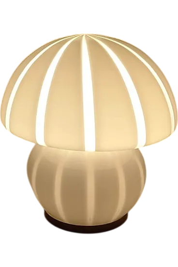 Mushroom Murano glass table lamp, 1970s