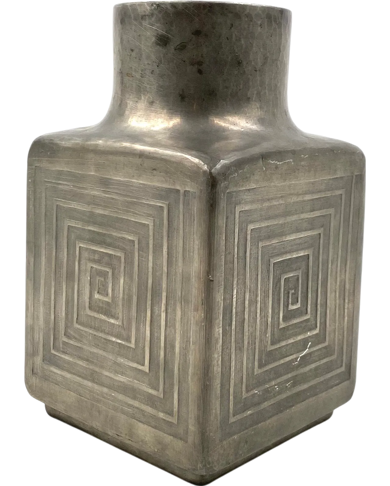 Mid-century metal vase di Bellotti, 1960 20