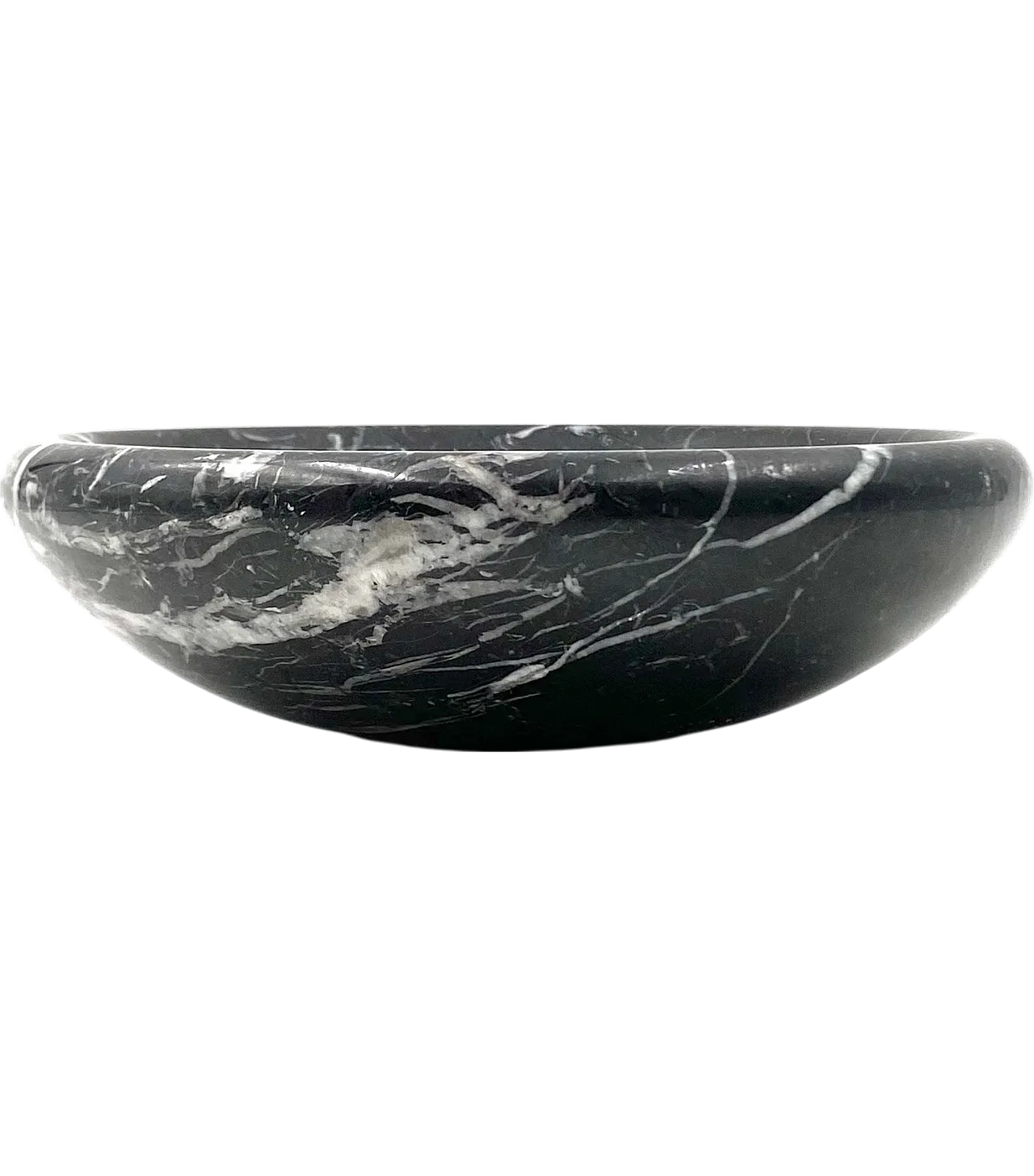 Black marble vide poche / ashtray, Casigliani Italy, 1970s 14