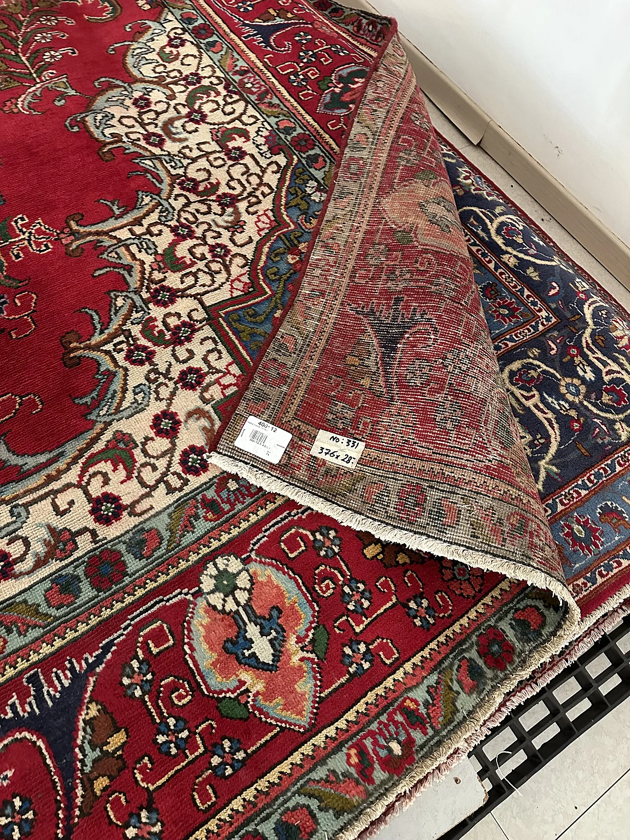 Tappeto Tabriz di grandi dimensioni – 376x287 5